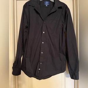 Men’s black dress shirt